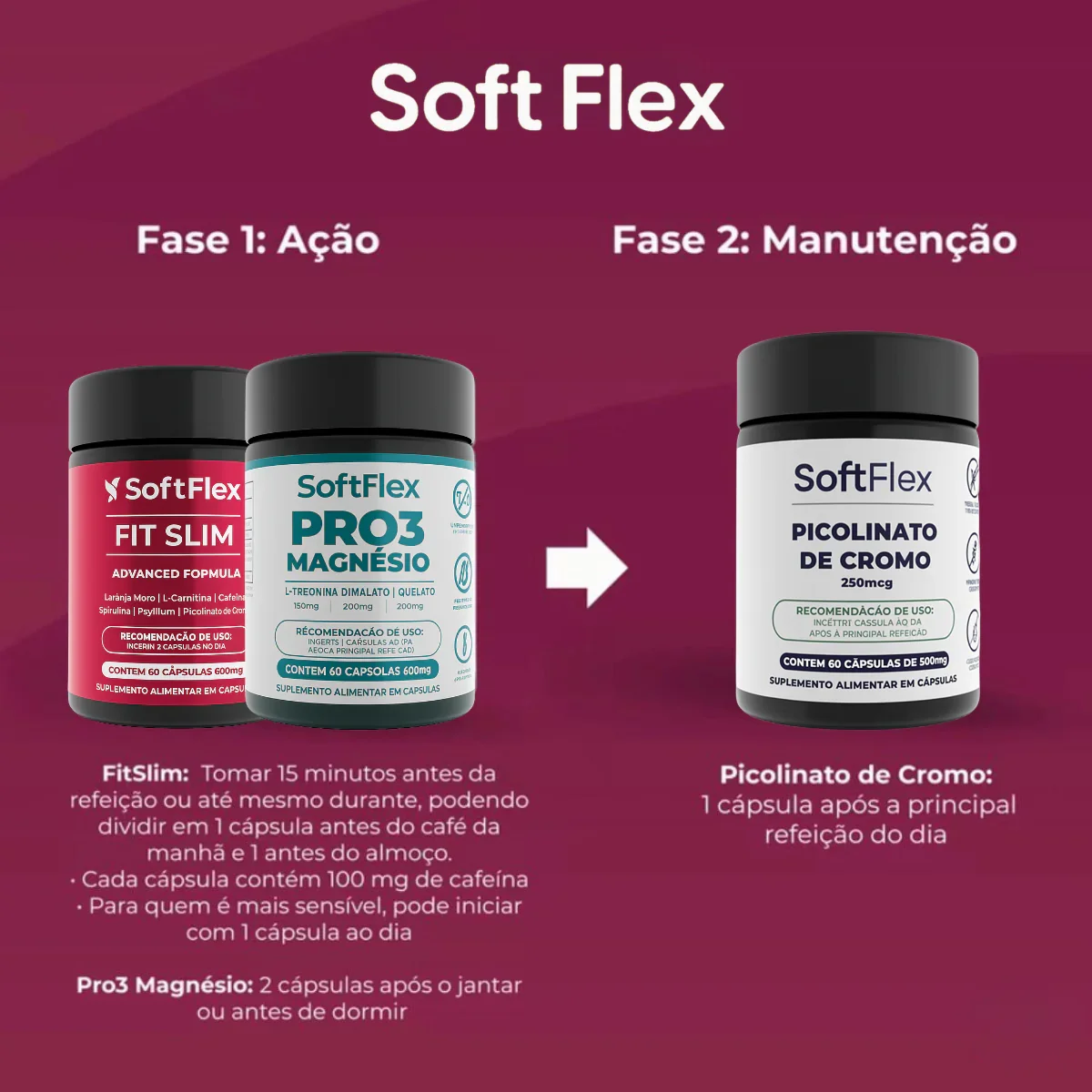 Pague 1 Leve 3 — Kit Seca SlimPro SoftFlex™ + Fit Slim Brinde  [Equilíbrio Metabólico e Conforto Diário] - Image 5